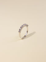 Load image into Gallery viewer, • Minimalist Diamond Eternity Ring | Moissanite Diamond Jewelry | White Diamond Ring •
