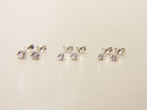 • Moissanite Stud Earrings | Gemstone Hoop Earring | Gold Gemstone Earrings •