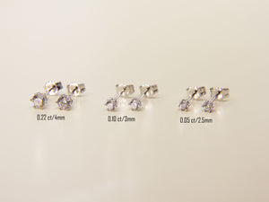 • Moissanite Stud Earrings | Gemstone Hoop Earring | Gold Gemstone Earrings •