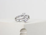 Load image into Gallery viewer, • Princess Diamond Ring | Coronation Diamond Ring | Pear Diamond Ring •
