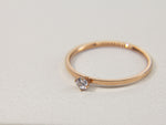 Load image into Gallery viewer, • Minimalist Tiny Diamond Ring | Tiny Jewelry | Dainty Diamond Ring •
