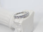 Load image into Gallery viewer, • Minimalist Diamond Eternity Ring | Moissanite Diamond Jewelry | White Diamond Ring •
