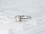 Load image into Gallery viewer, • Princess Oval Diamond Ring | Moissanite Diamond Ring | Personalised Engage Ring •
