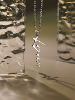 Load image into Gallery viewer, • (Vertical) Personalized Name Necklace •
