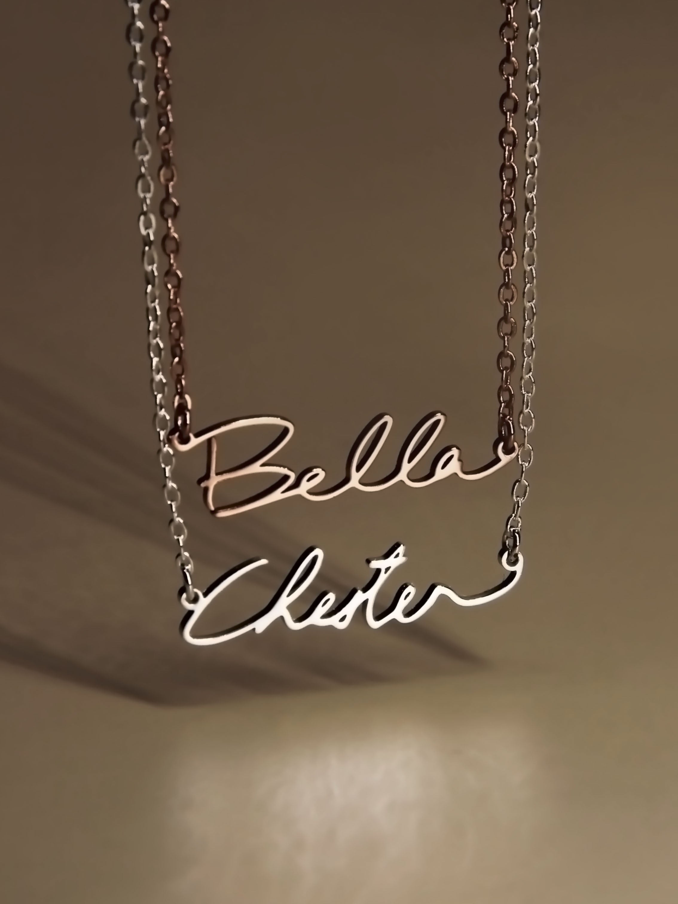 • Custom Actual Handwriting Necklace •