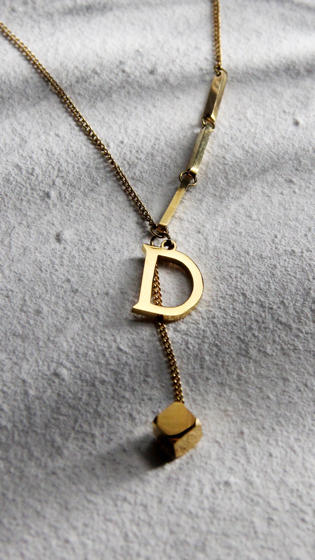 • Initial D Letter Necklace •