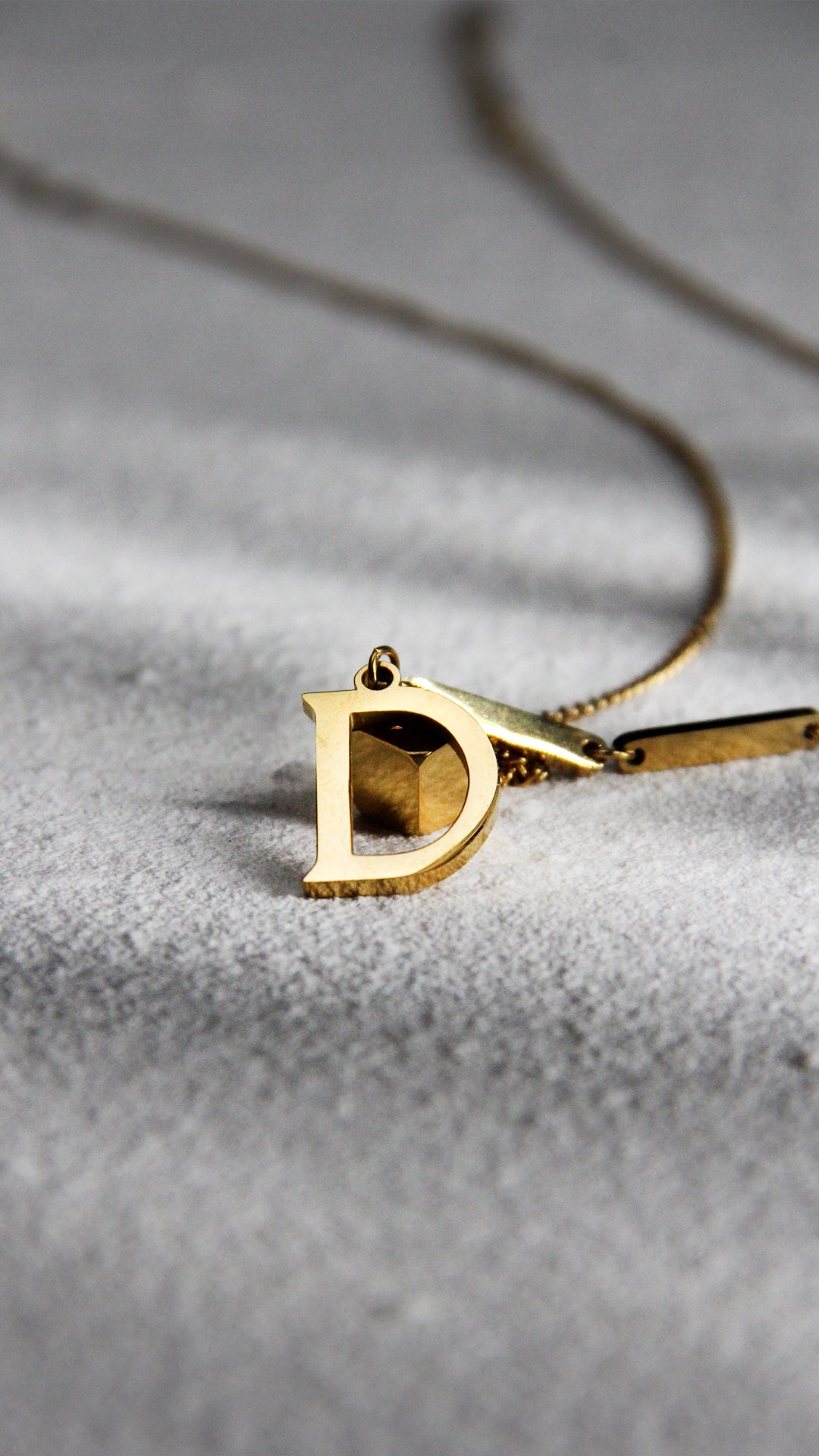 • Initial D Letter Necklace •