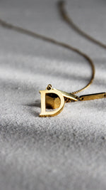 Load image into Gallery viewer, • Initial D Letter Necklace •
