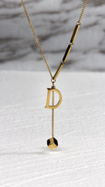 Load image into Gallery viewer, • Initial D Letter Necklace •
