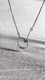 Load image into Gallery viewer, • Minimalist Geometric Circle Necklace •
