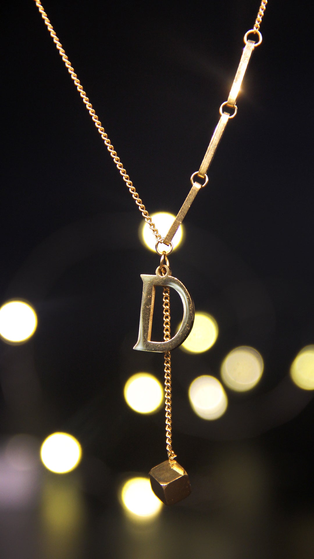 • Initial D Letter Necklace •