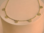 Load image into Gallery viewer, • Little Hoop Letter Necklace •
