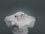 Load image into Gallery viewer, • Sterling Silver Open Circle Earrings •
