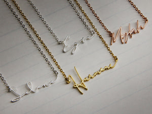 • Personalized Name Necklace •